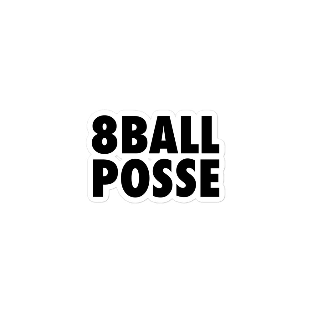 8BallPosse Logo Bubble-free stickers