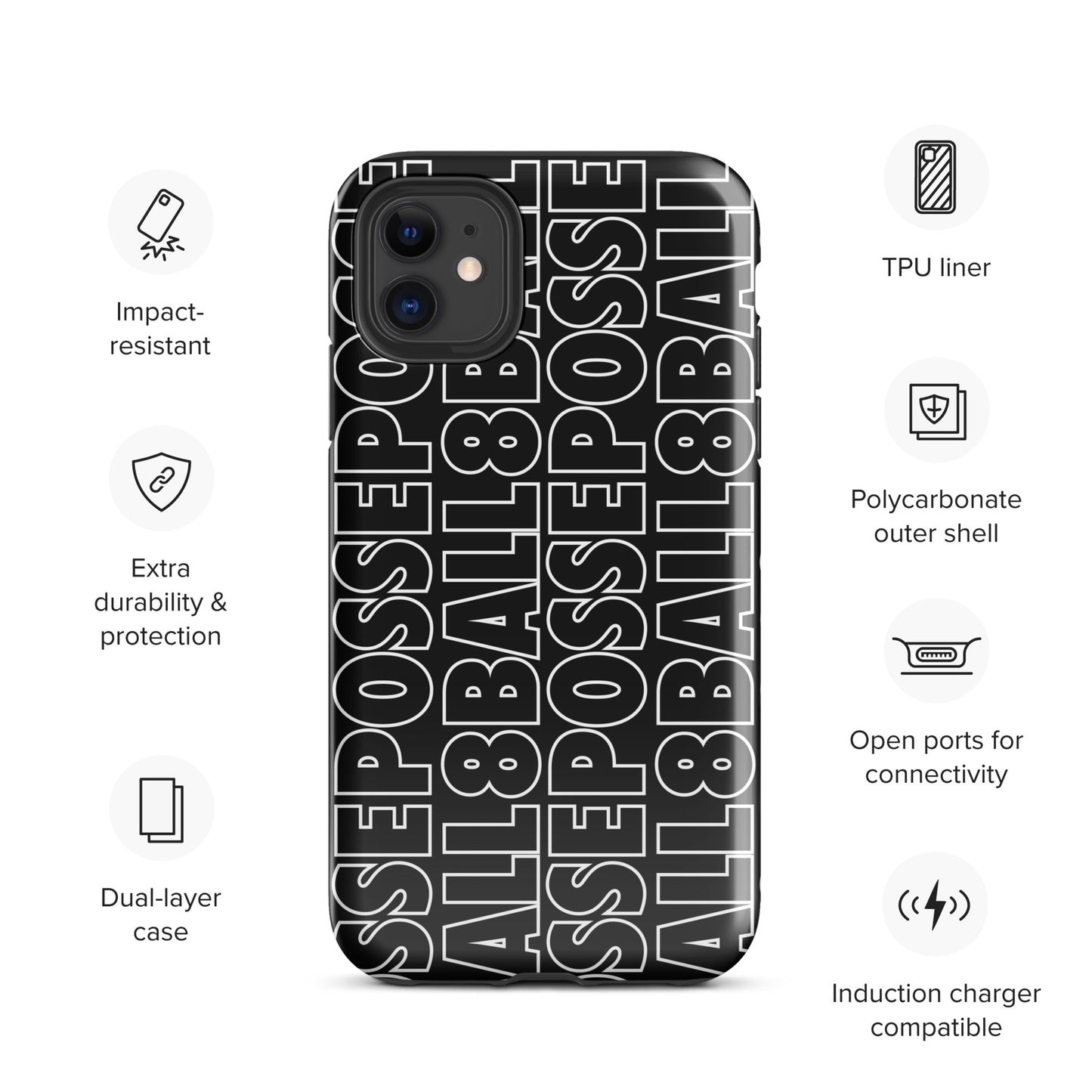 Logo iPhone Case Black