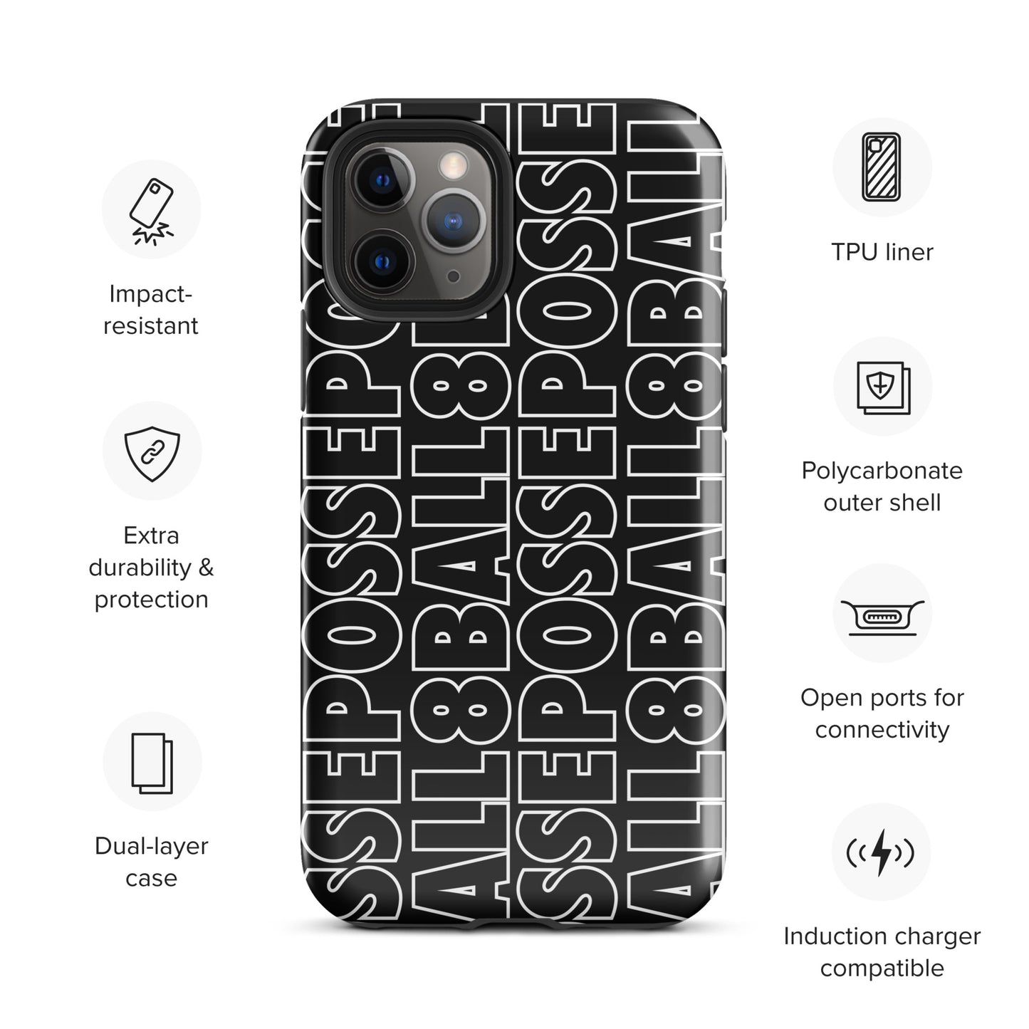 Logo iPhone Case Black