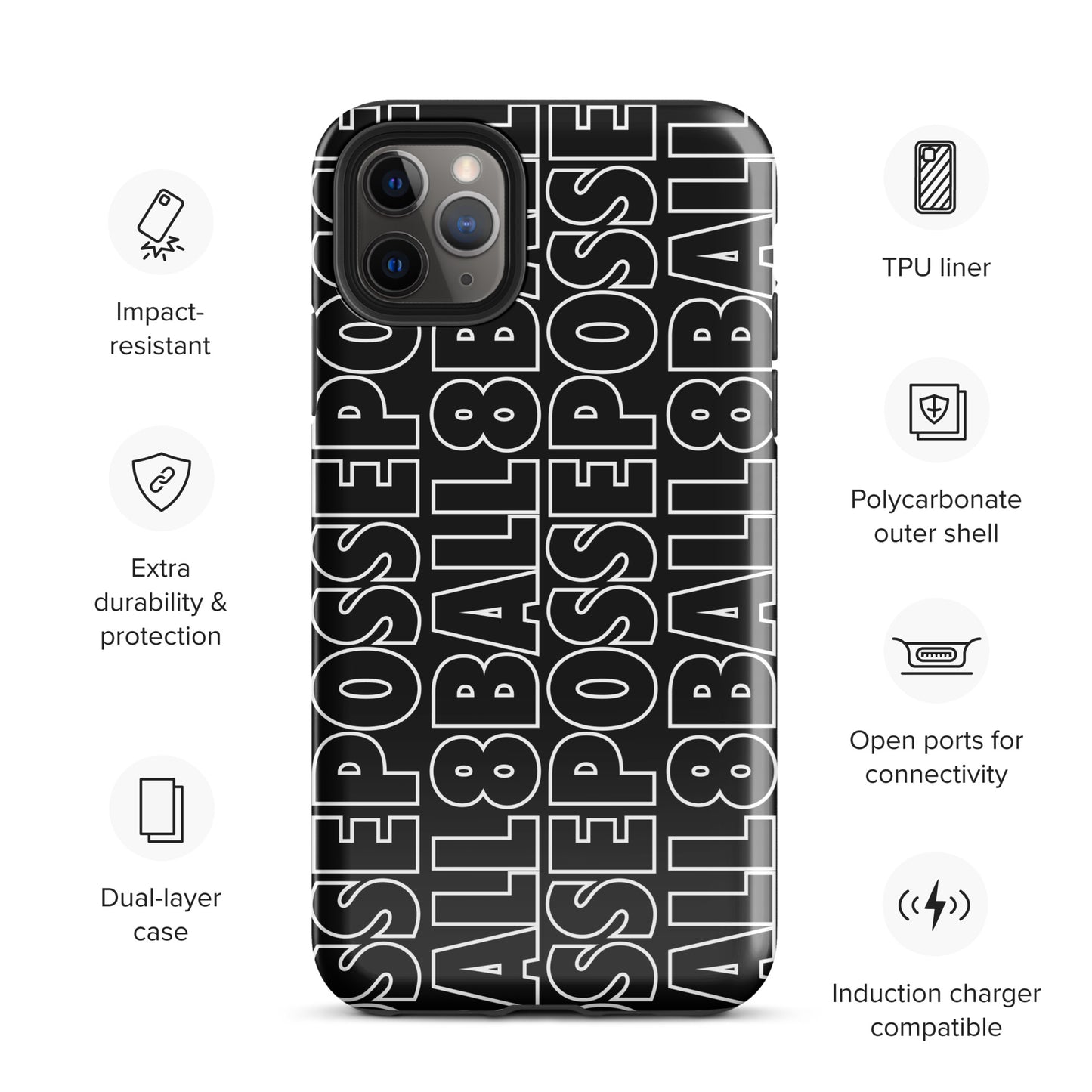 Logo iPhone Case Black