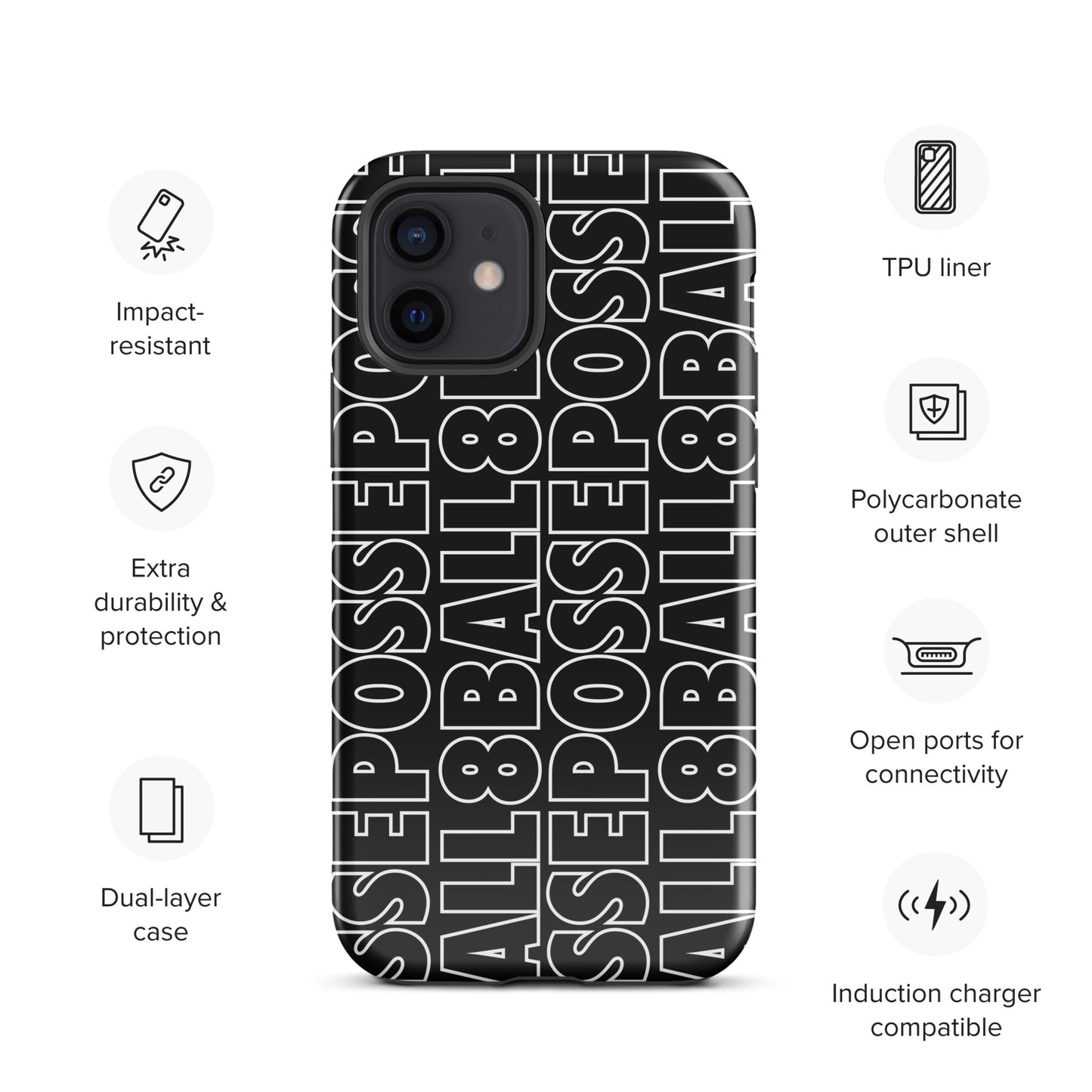 Logo iPhone Case Black