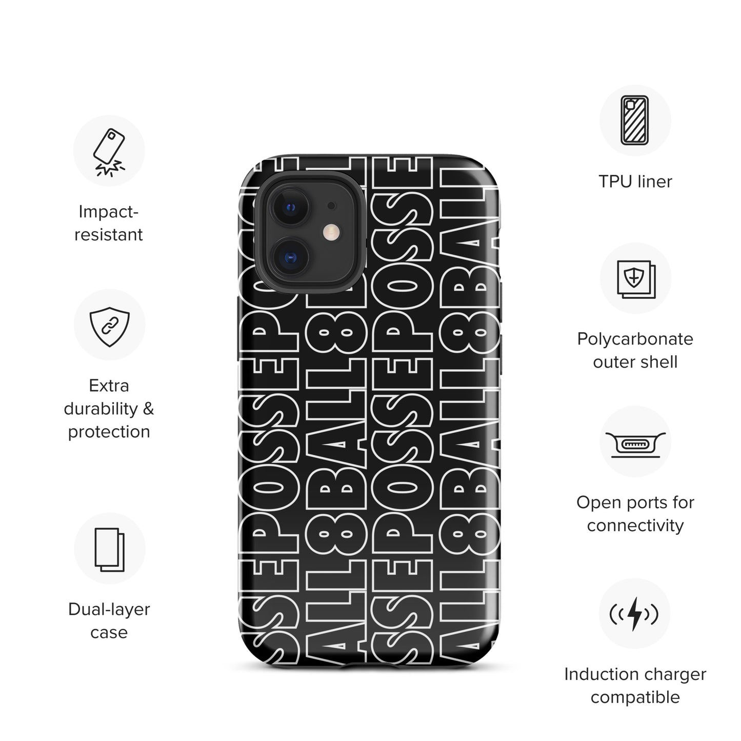 Logo iPhone Case Black