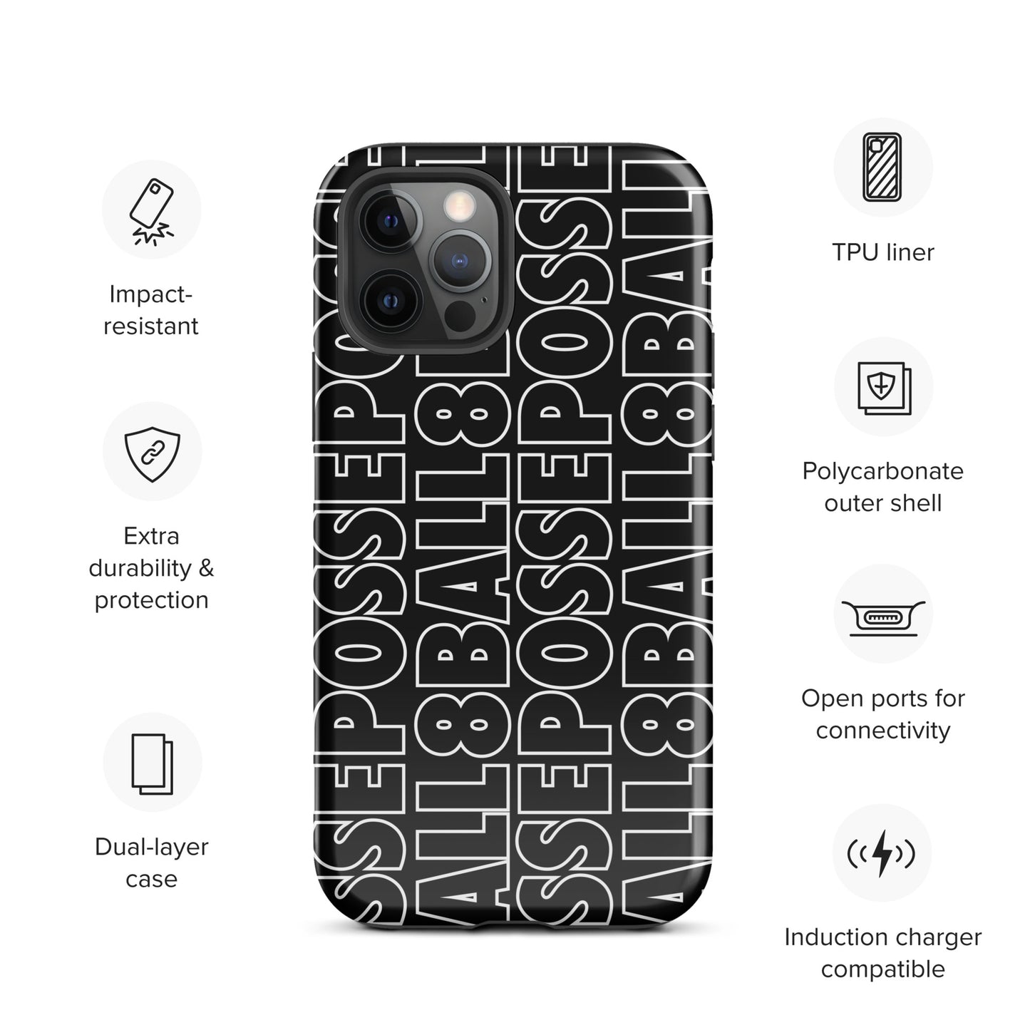 Logo iPhone Case Black