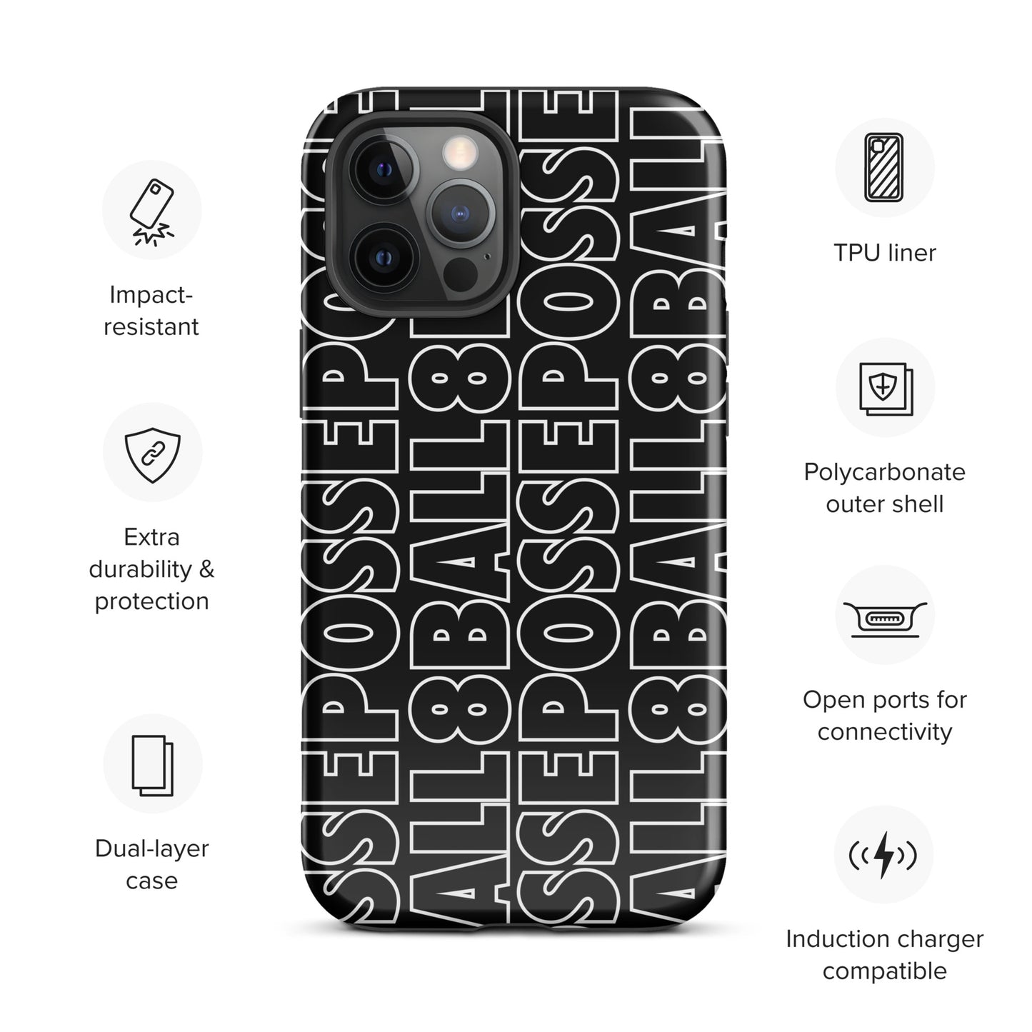 Logo iPhone Case Black