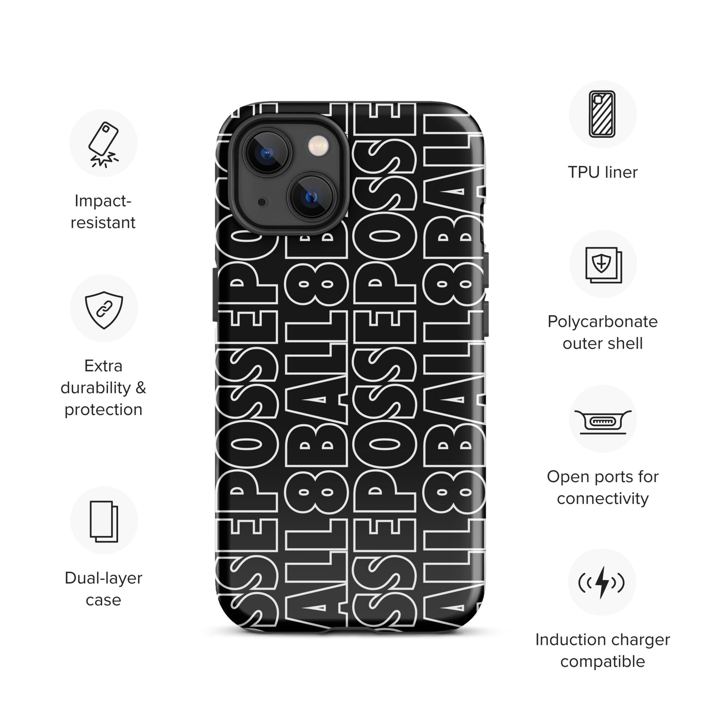 Logo iPhone Case Black