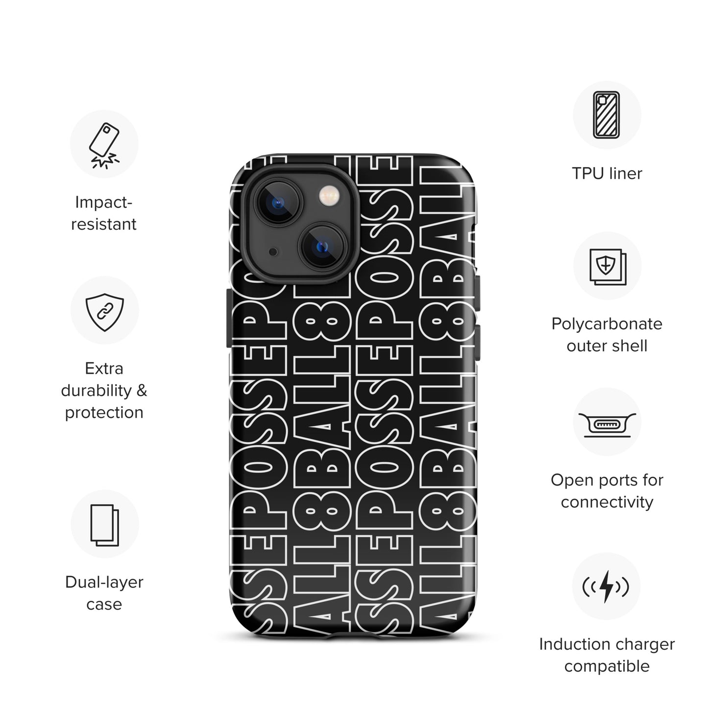 Logo iPhone Case Black