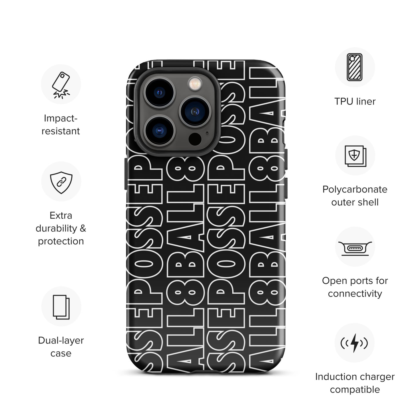 Logo iPhone Case Black