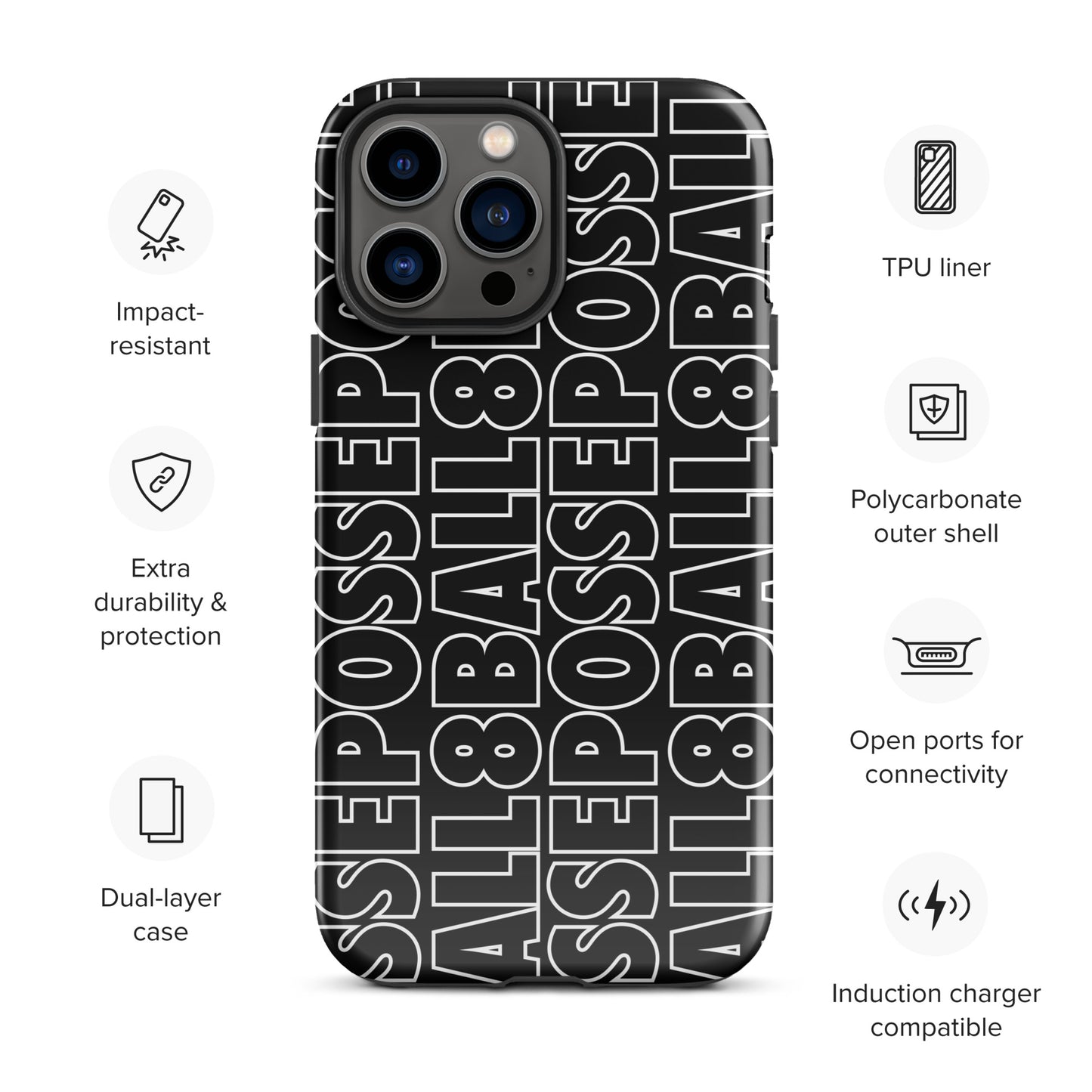 Logo iPhone Case Black
