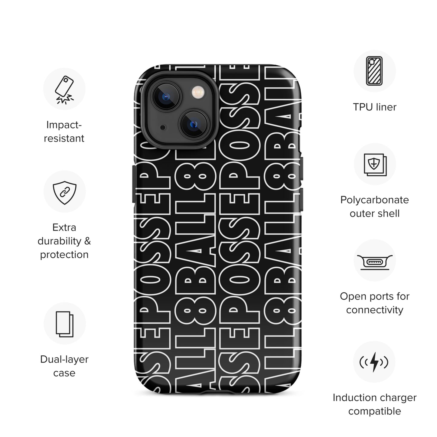 Logo iPhone Case Black