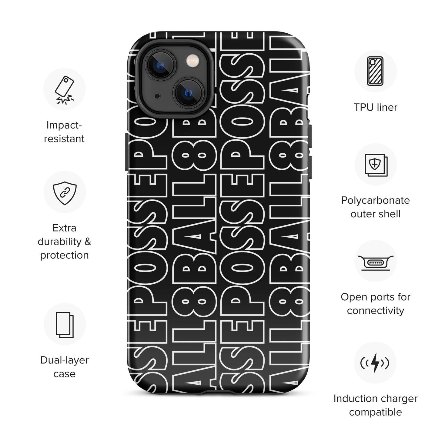 Logo iPhone Case Black