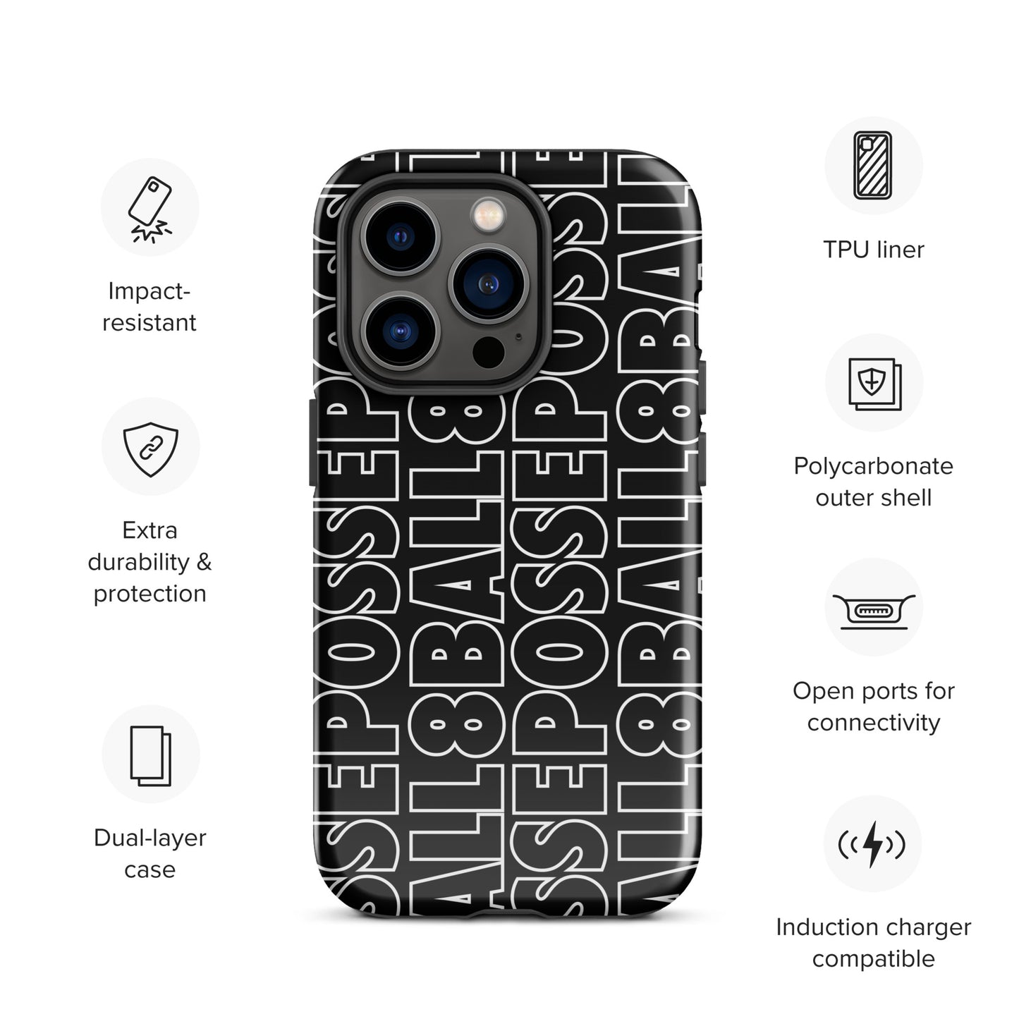 Logo iPhone Case Black