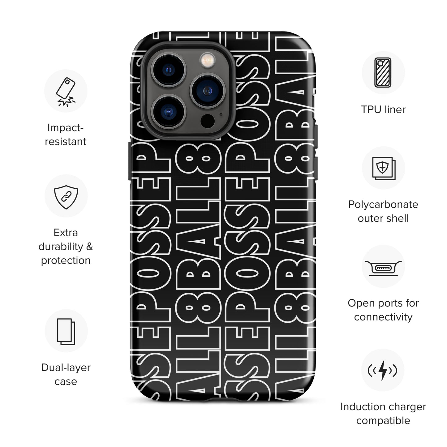 Logo iPhone Case Black