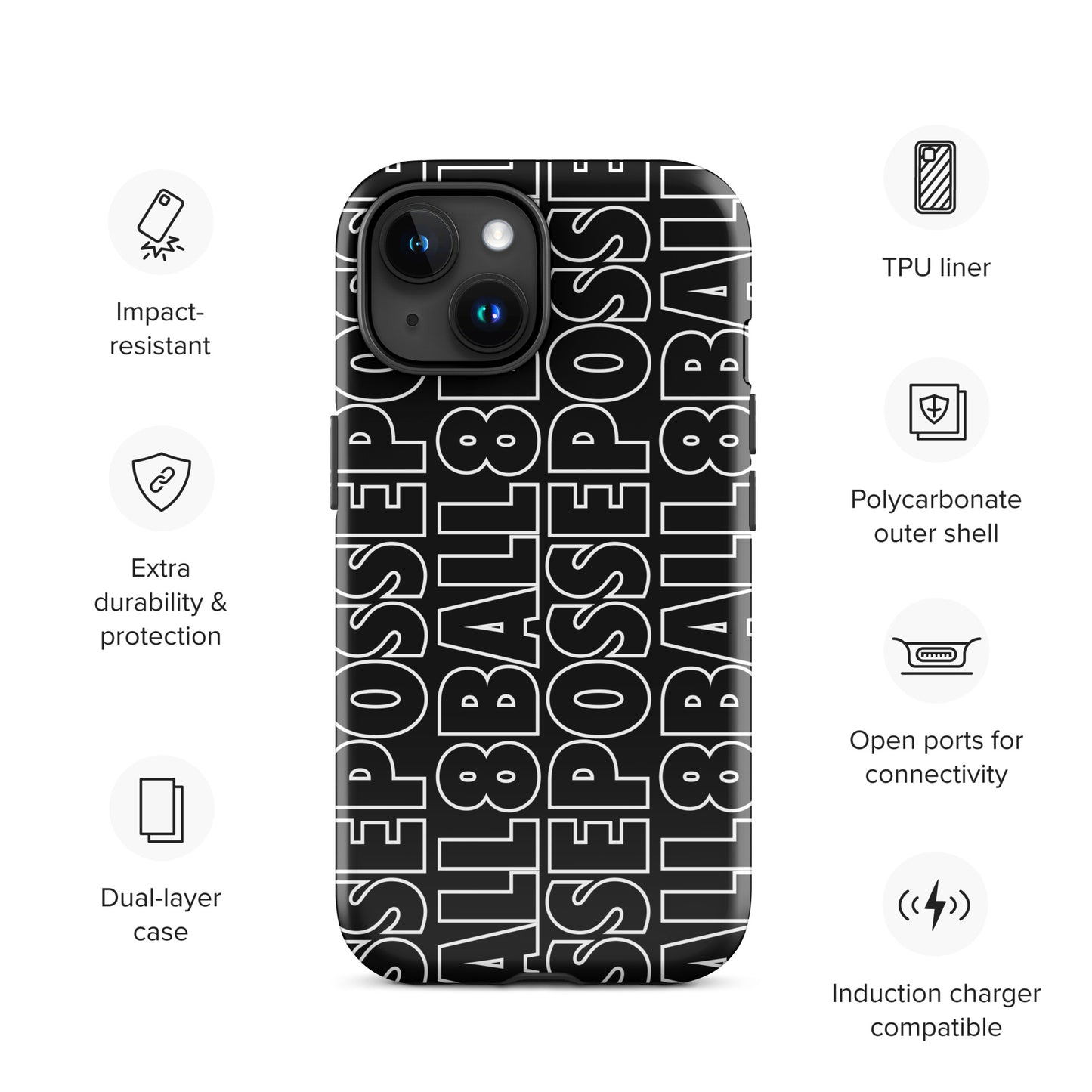 Logo iPhone Case Black