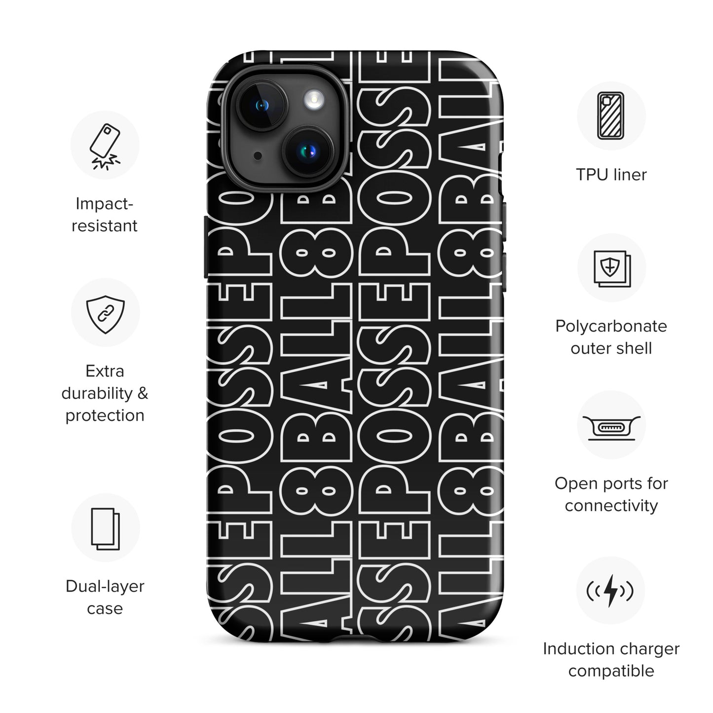Logo iPhone Case Black