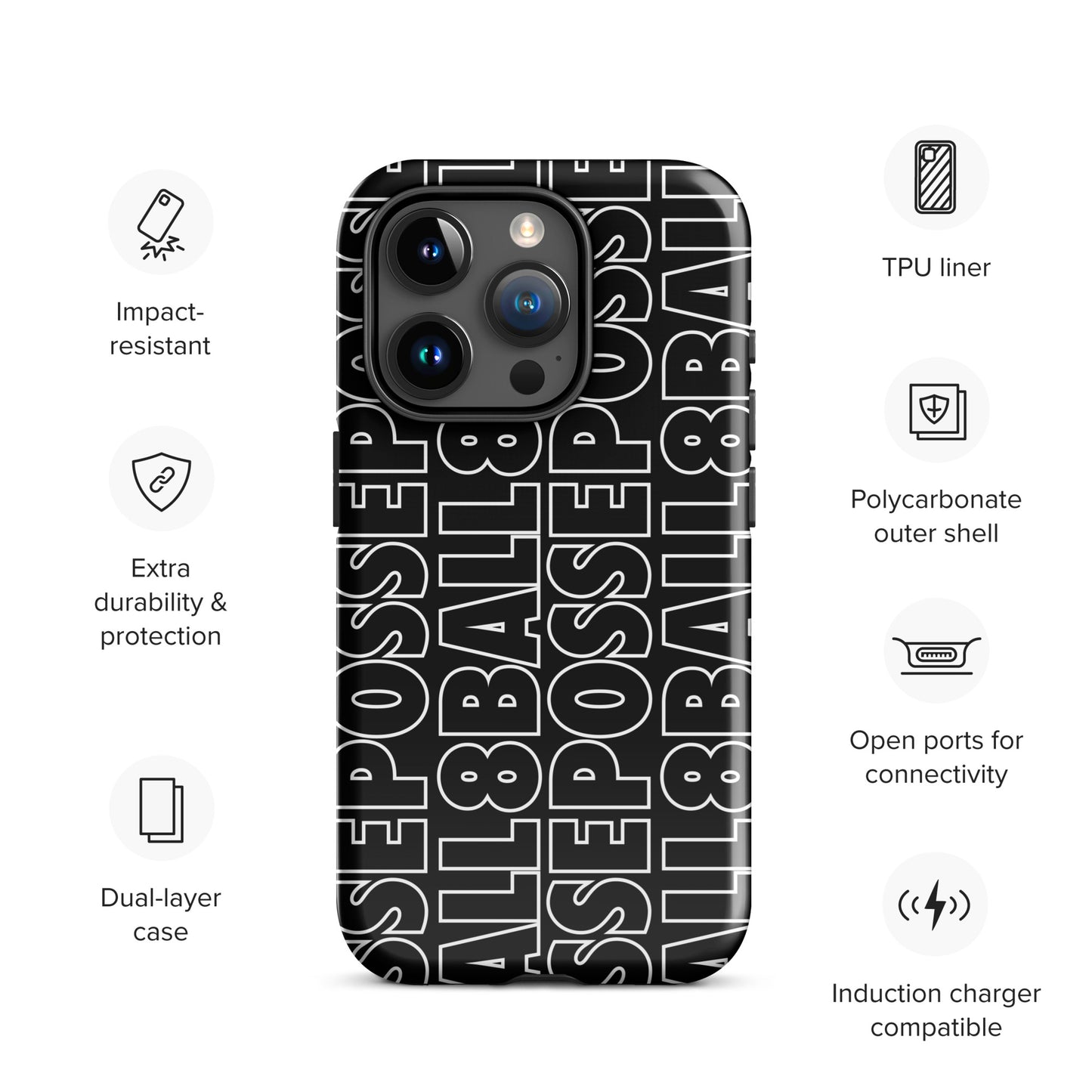 Logo iPhone Case Black