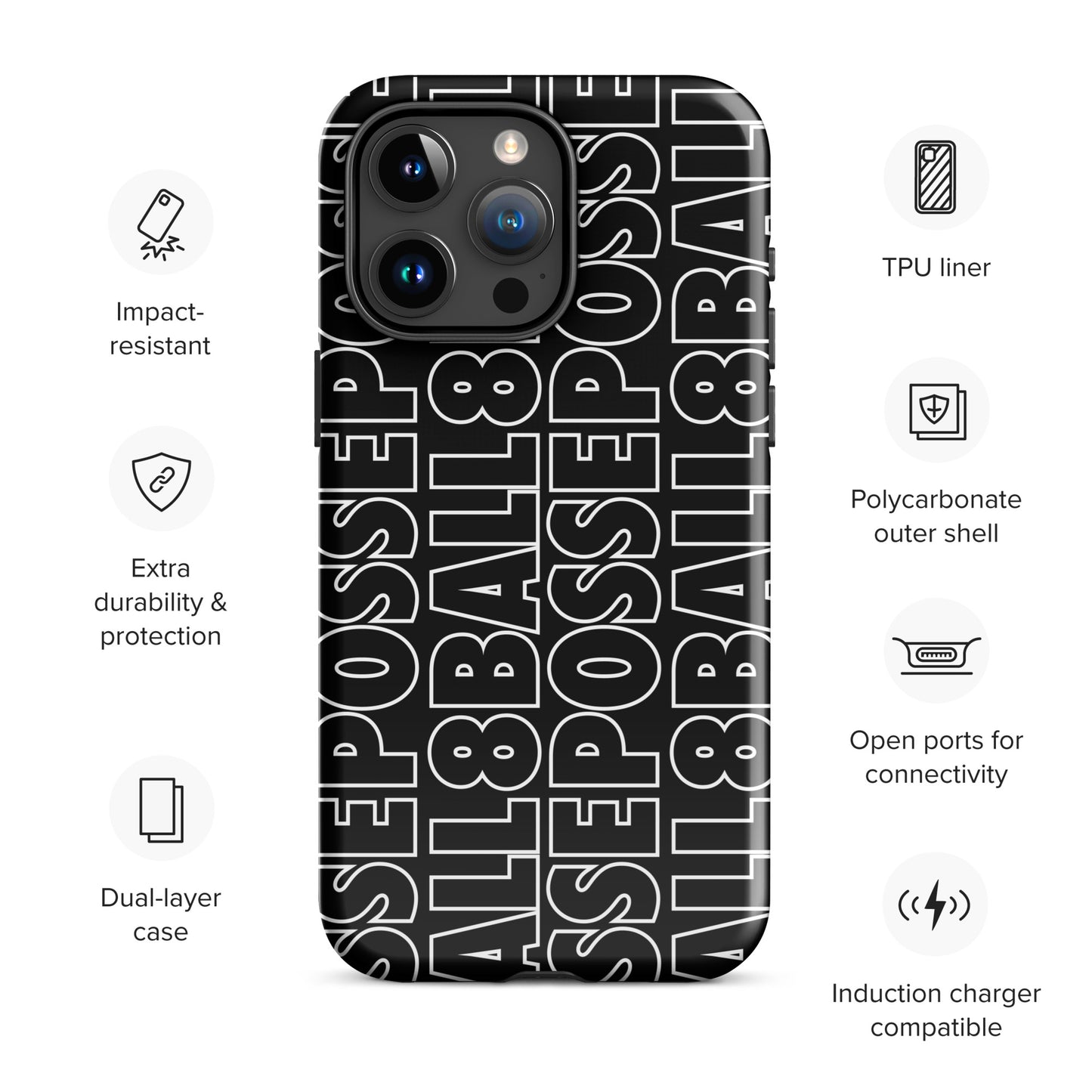 Logo iPhone Case Black