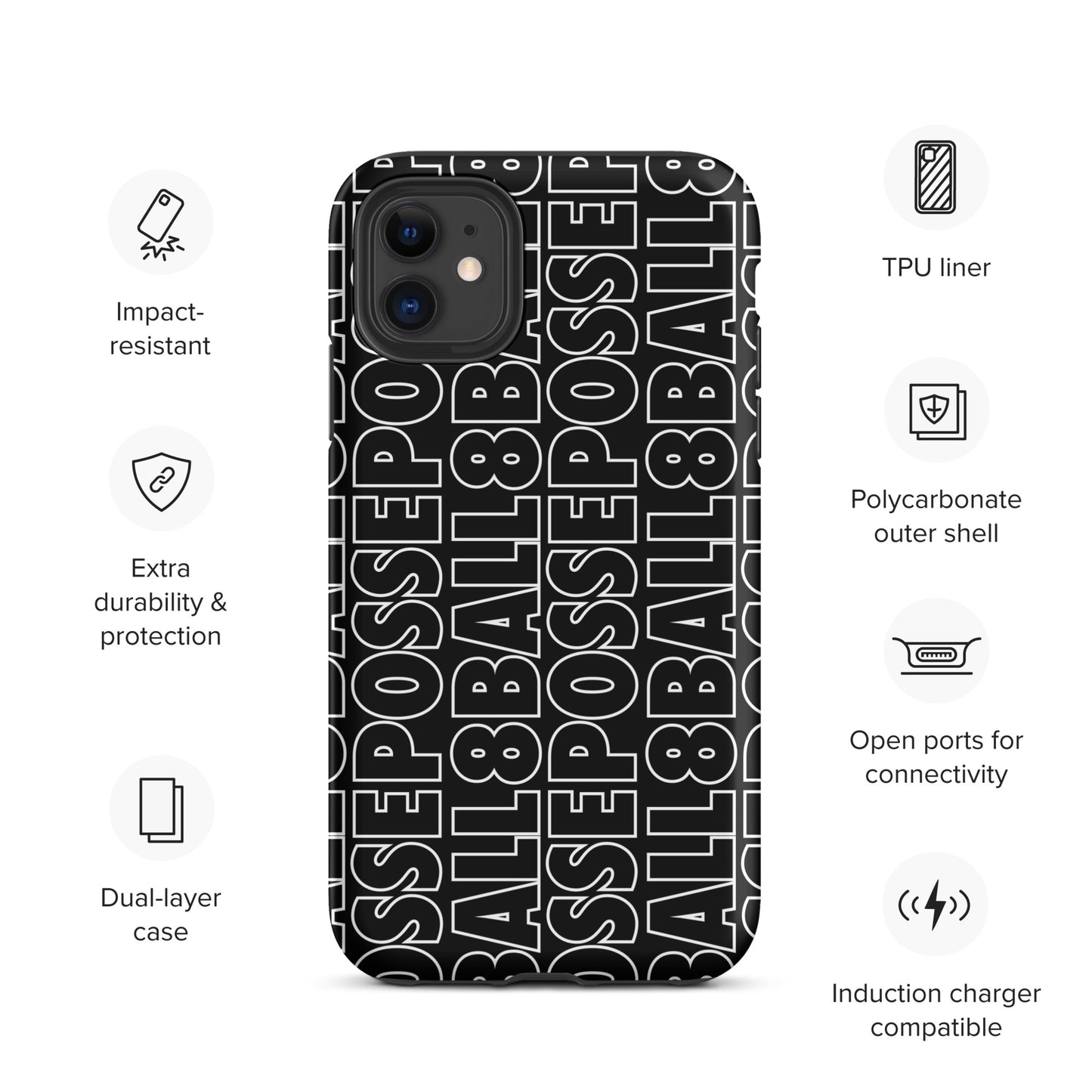 Logo iPhone Case Black