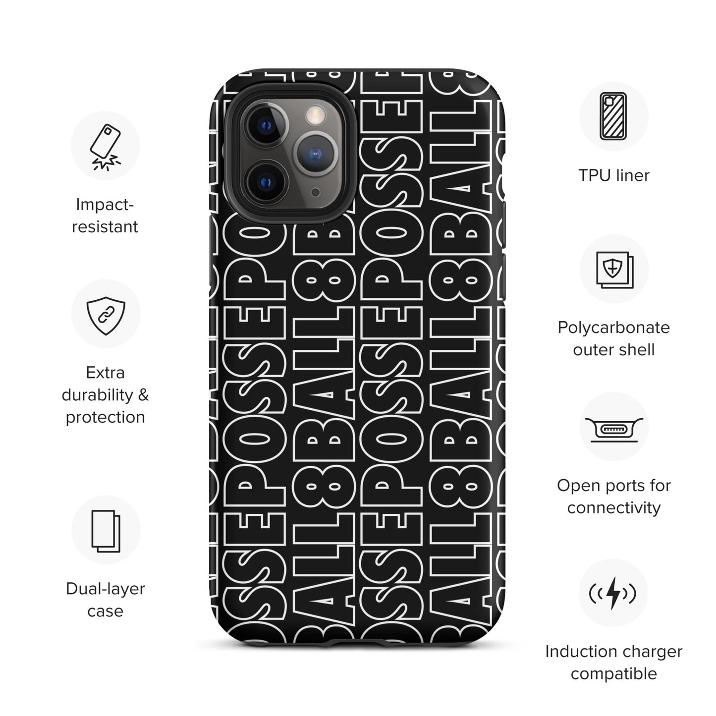 Logo iPhone Case Black