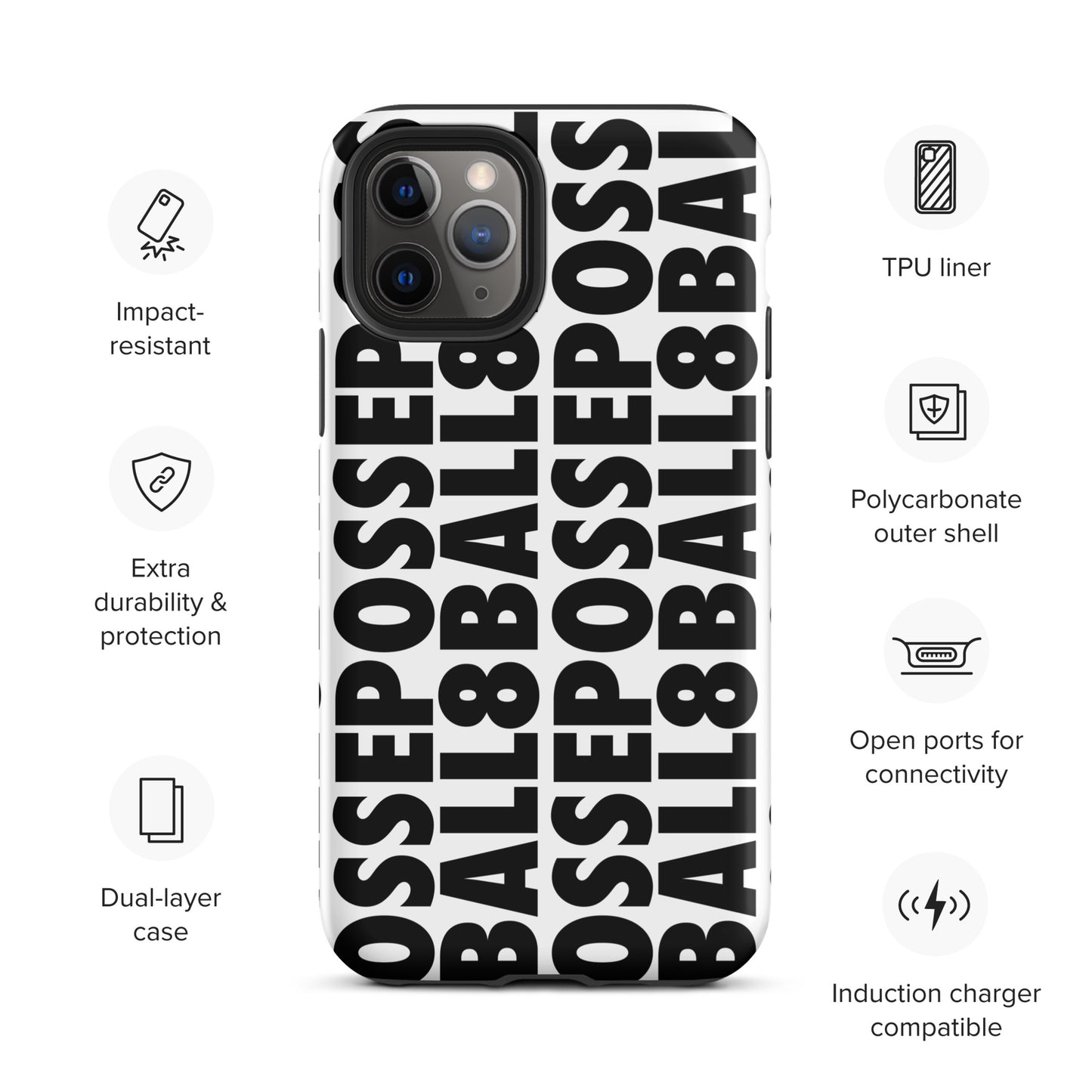 Logo iPhone Case White