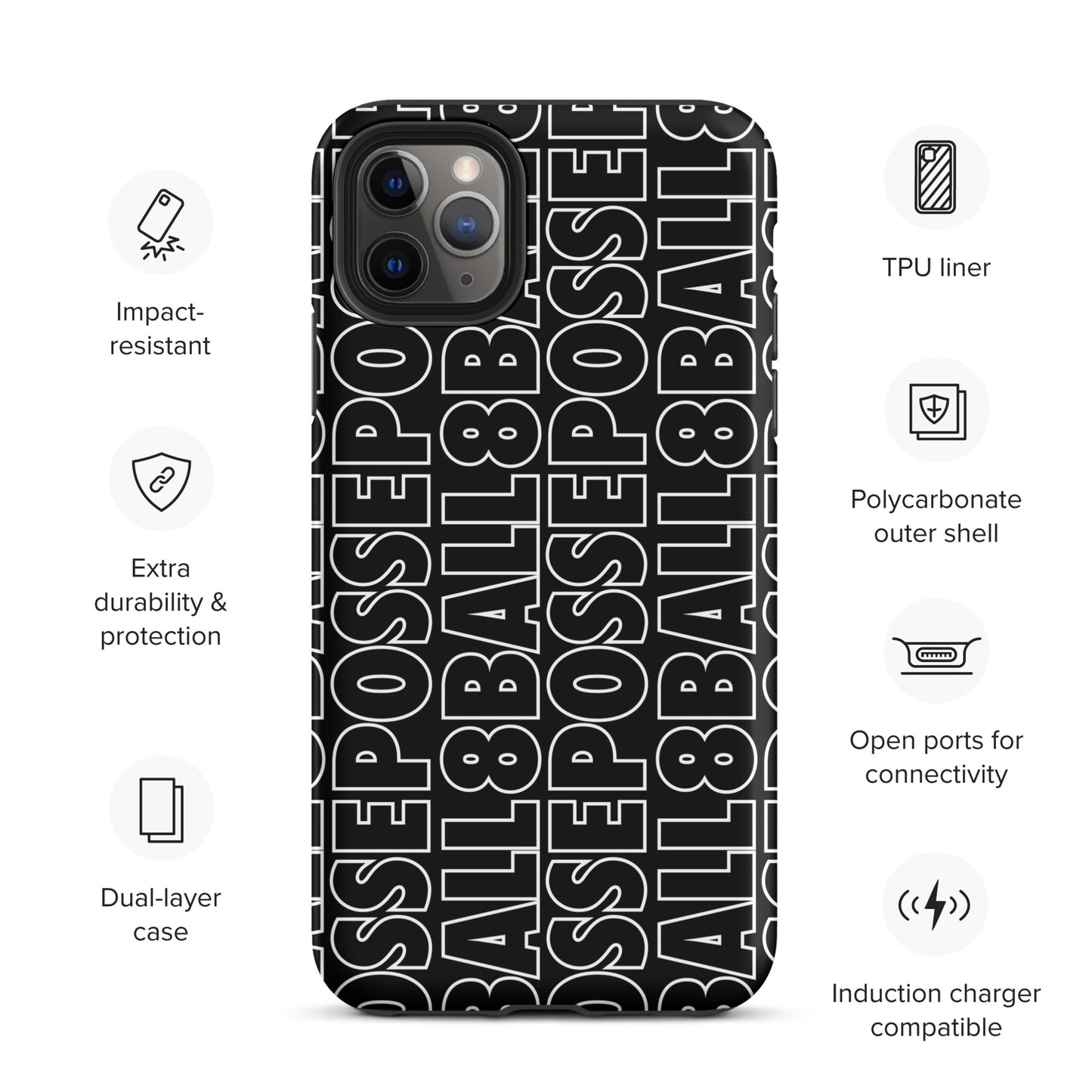 Logo iPhone Case Black