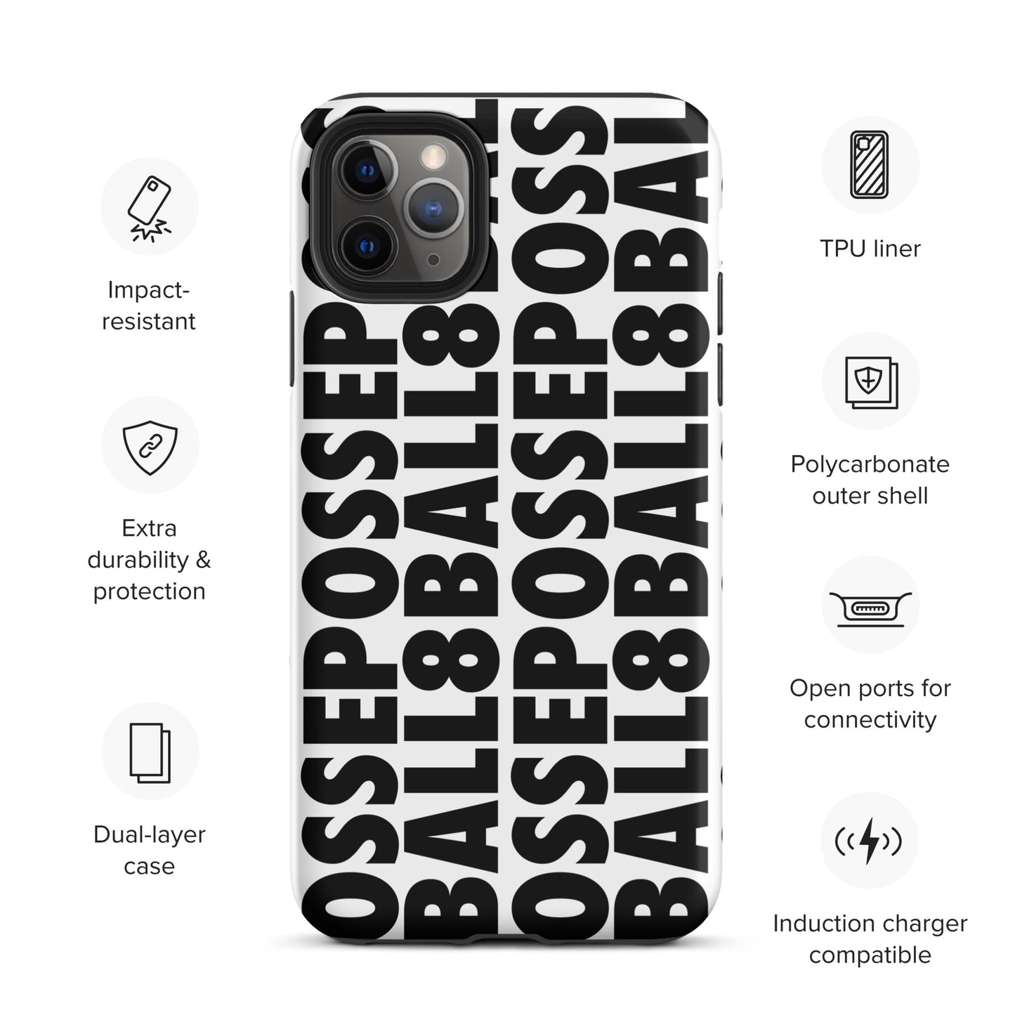 Logo iPhone Case White