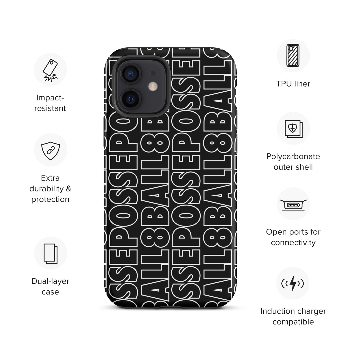 Logo iPhone Case Black