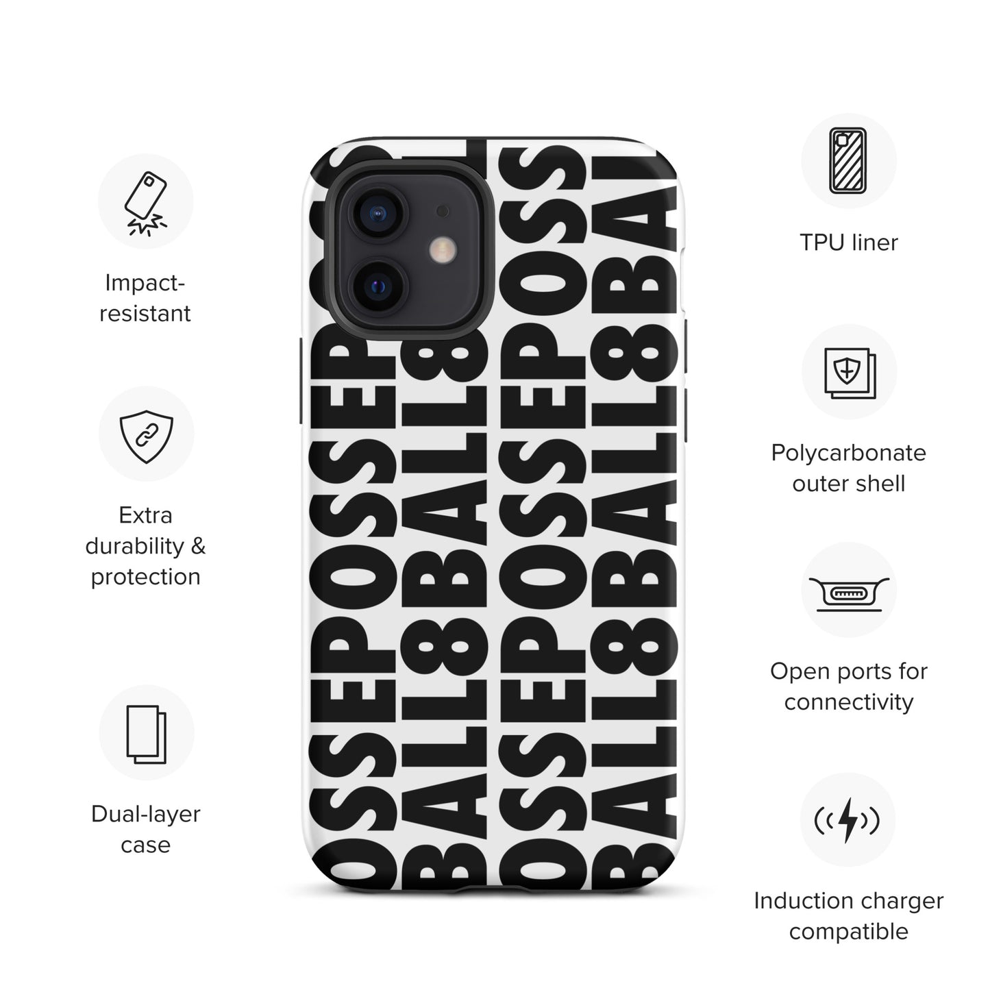 Logo iPhone Case White