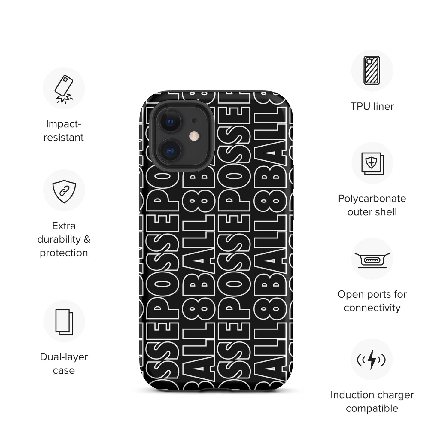 Logo iPhone Case Black