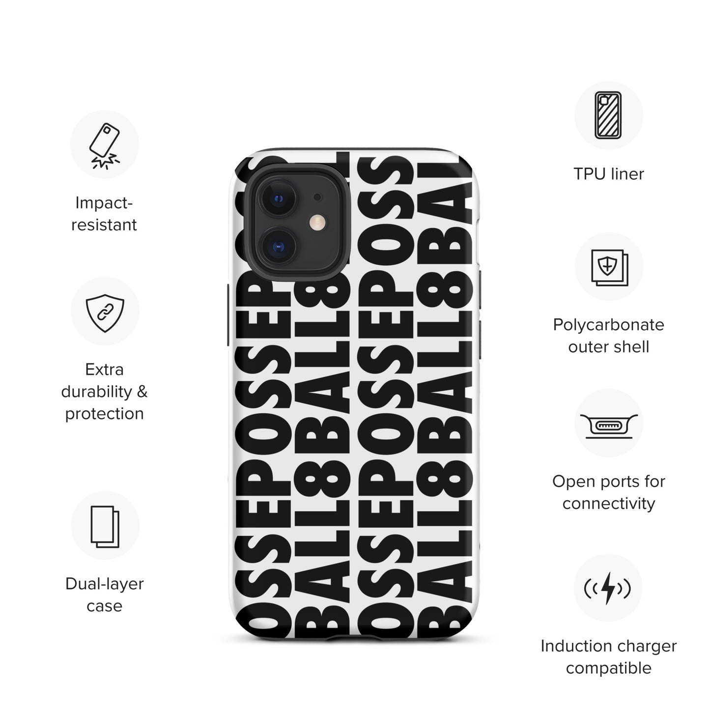 Logo iPhone Case White