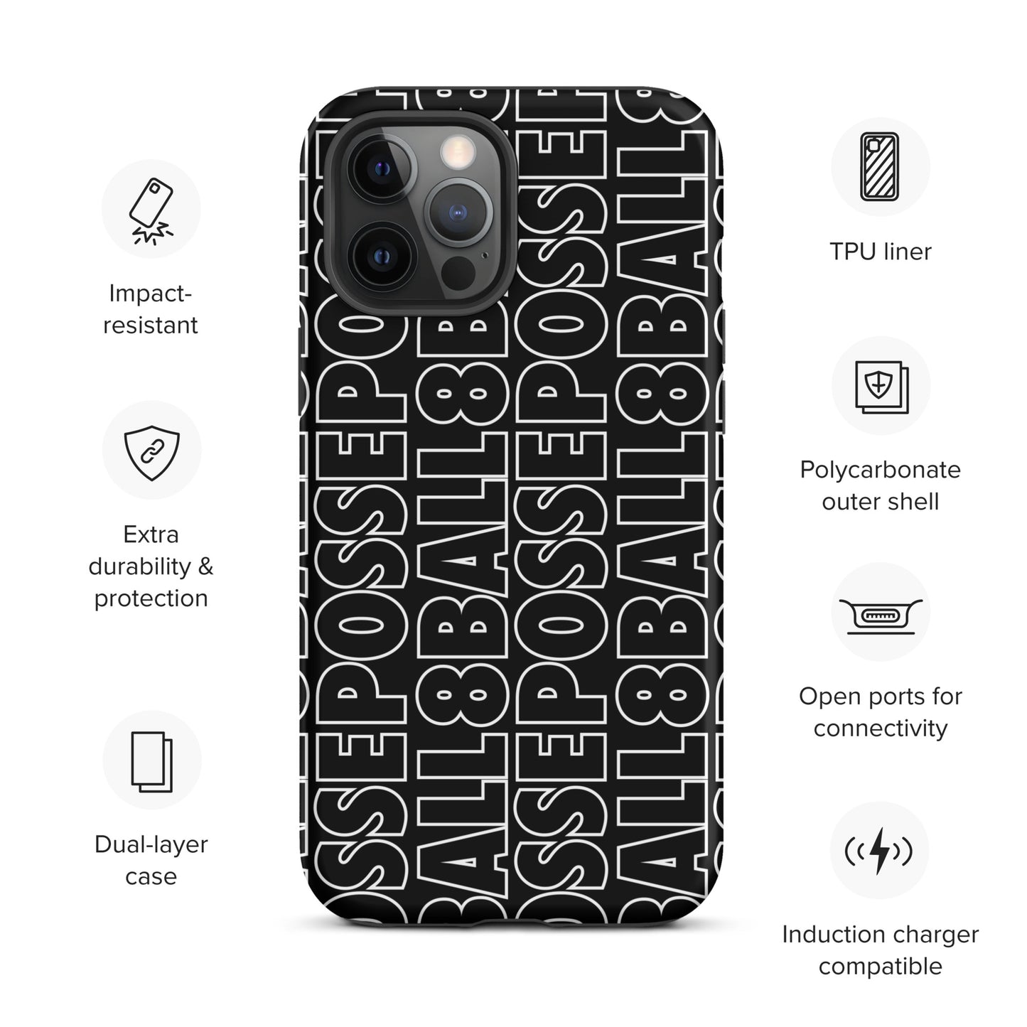 Logo iPhone Case Black