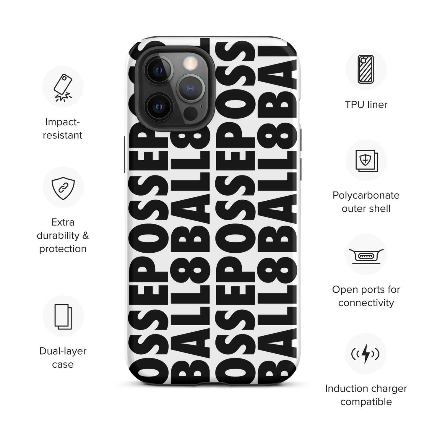 Logo iPhone Case White