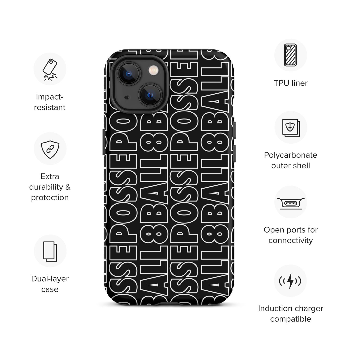 Logo iPhone Case Black