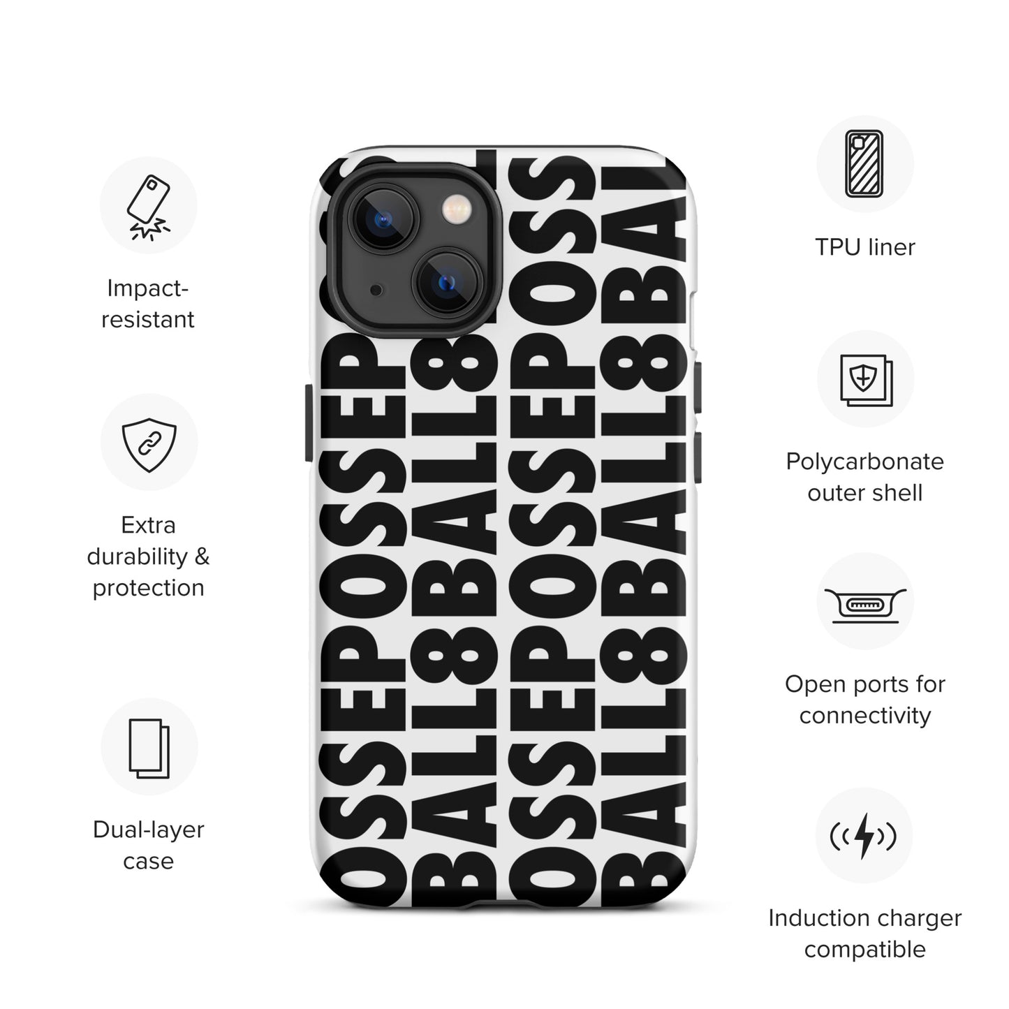 Logo iPhone Case White