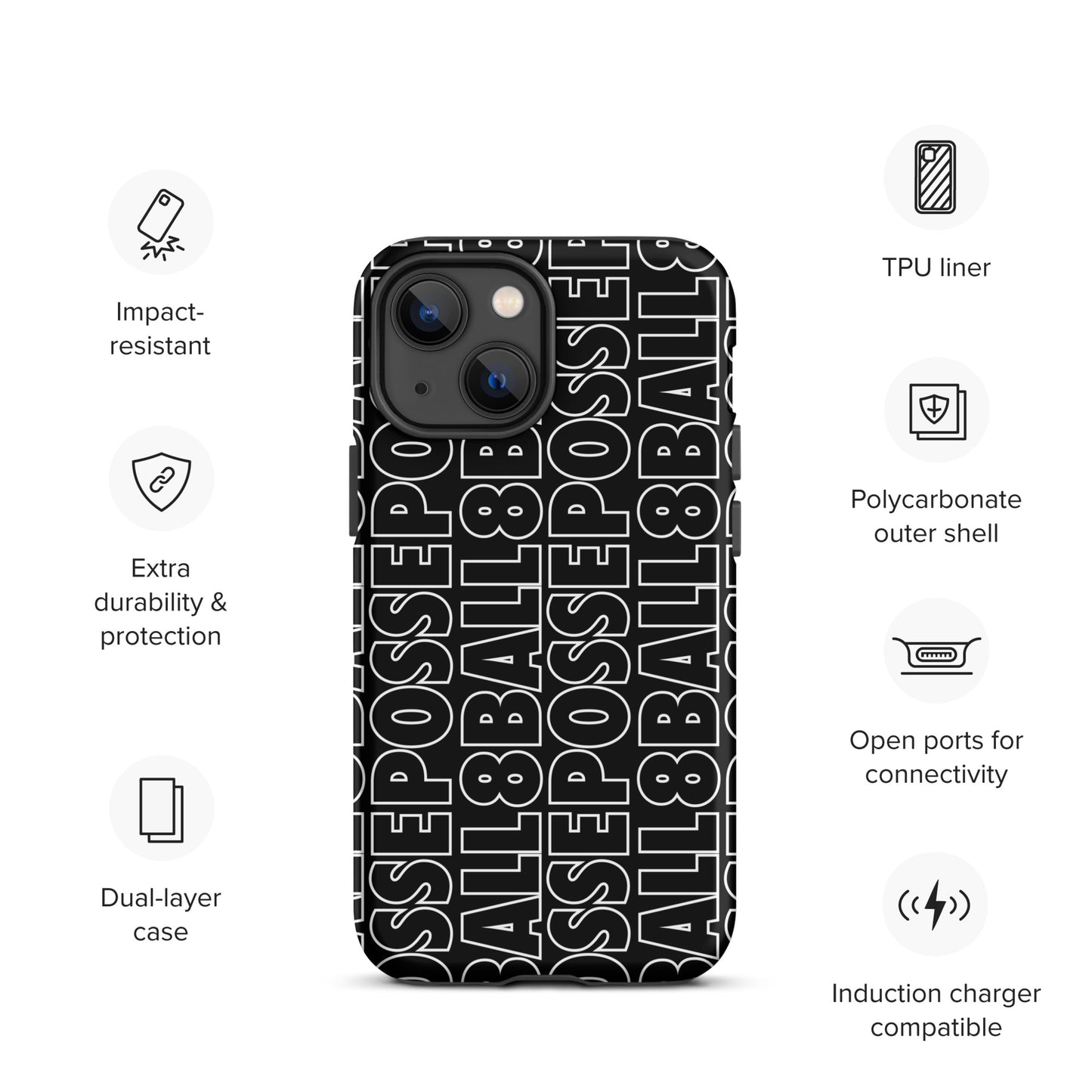 Logo iPhone Case Black