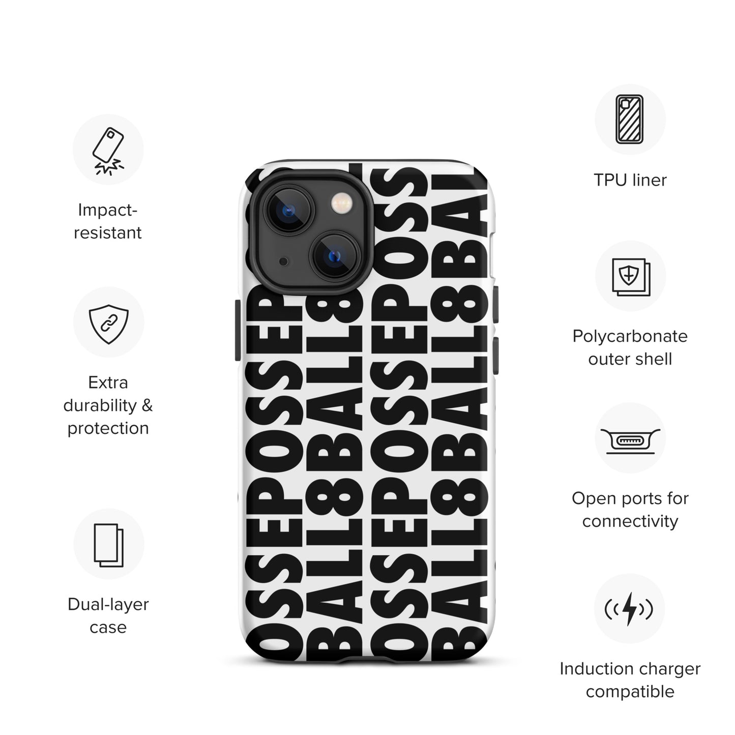Logo iPhone Case White