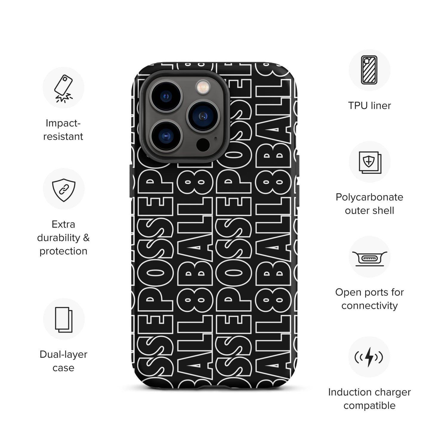 Logo iPhone Case Black