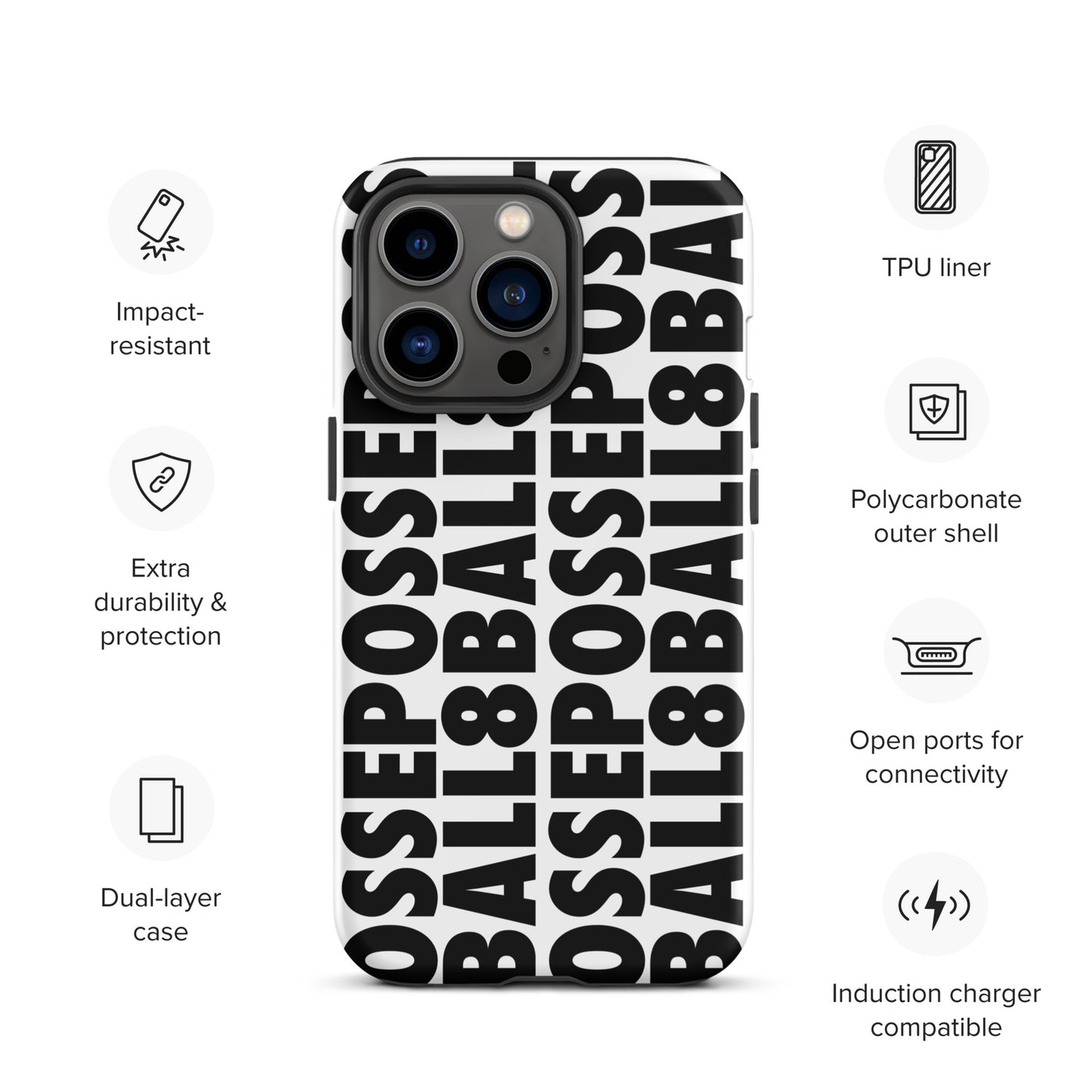Logo iPhone Case White