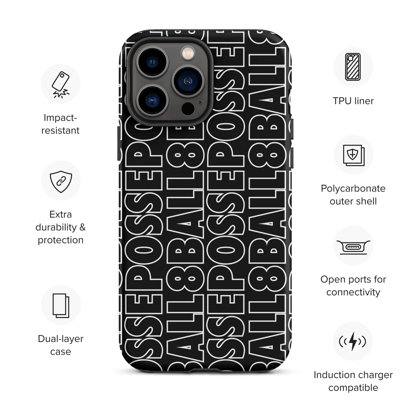 Logo iPhone Case Black