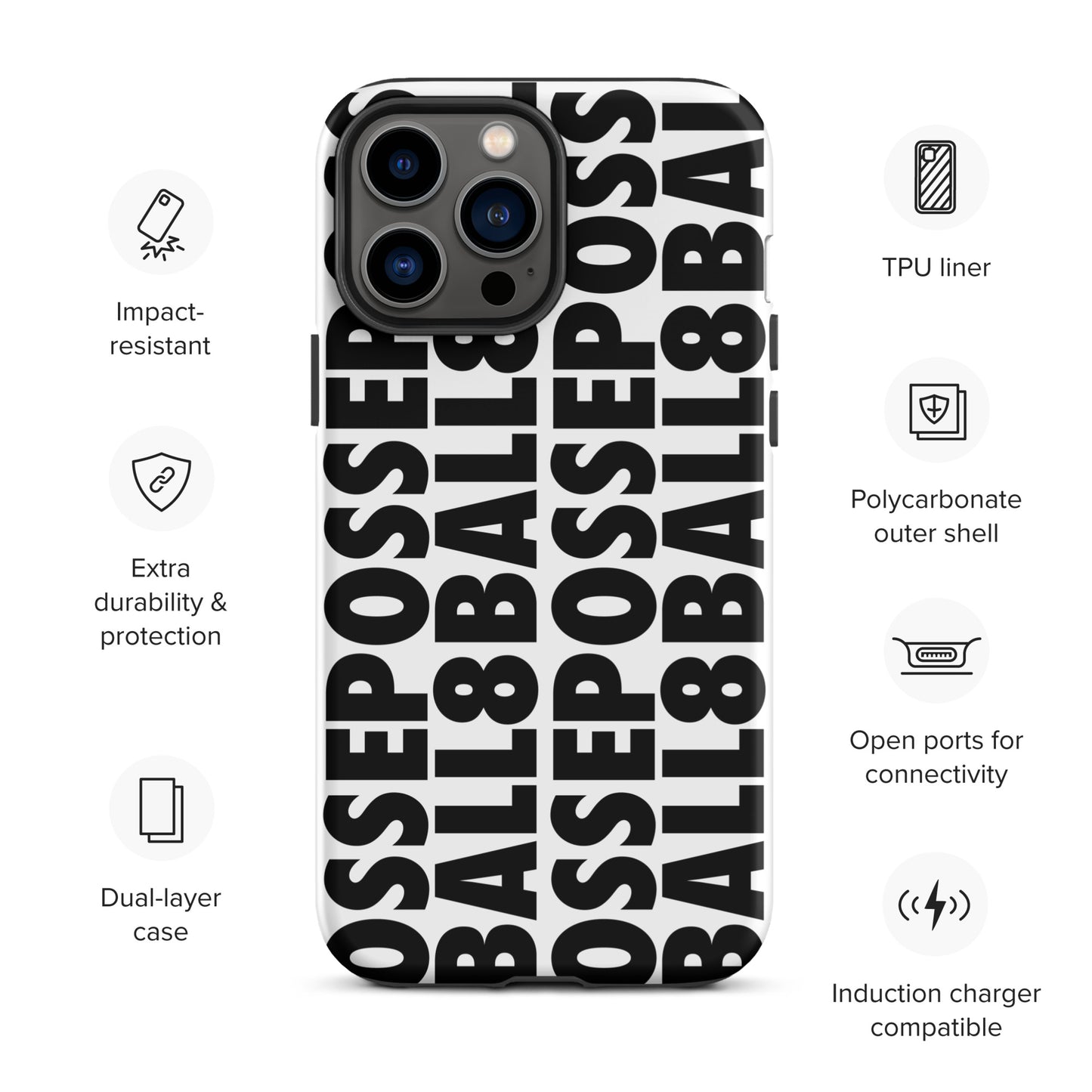 Logo iPhone Case White