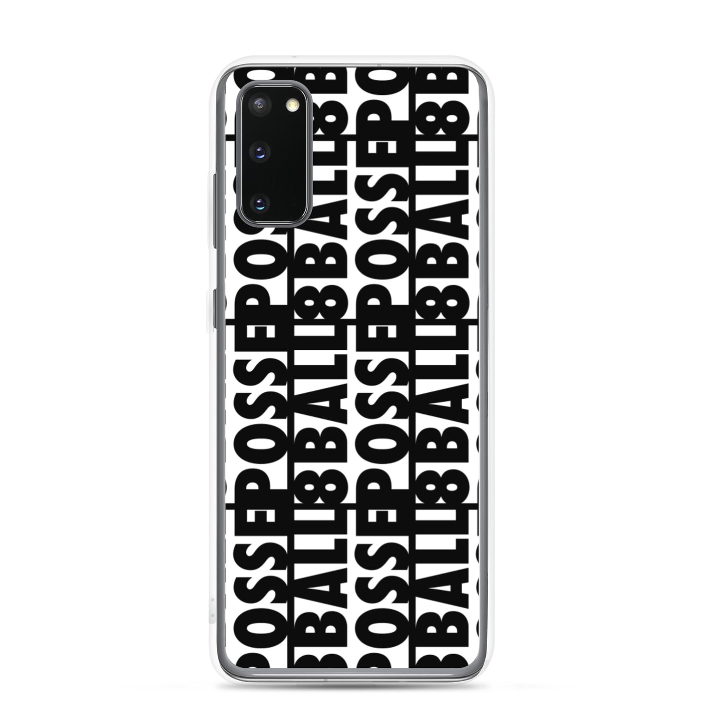 Reversed Logo Samsung Case Black