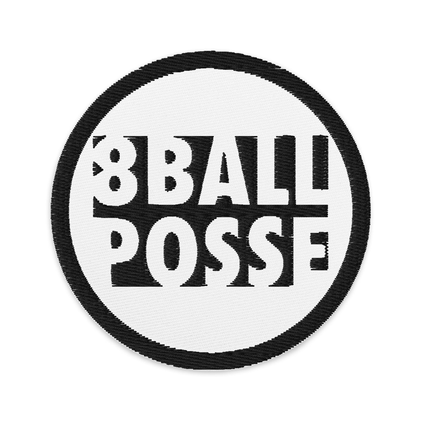 8BallPosse Logo Embroidered patches