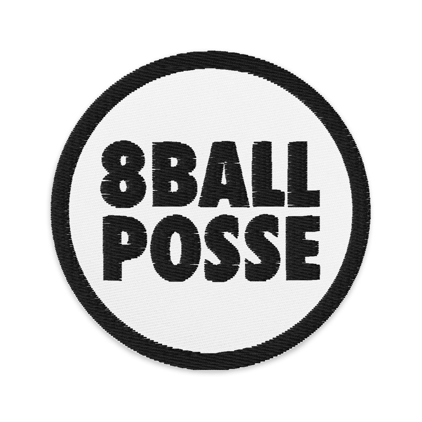 8BallPosse Logo Embroidered patches