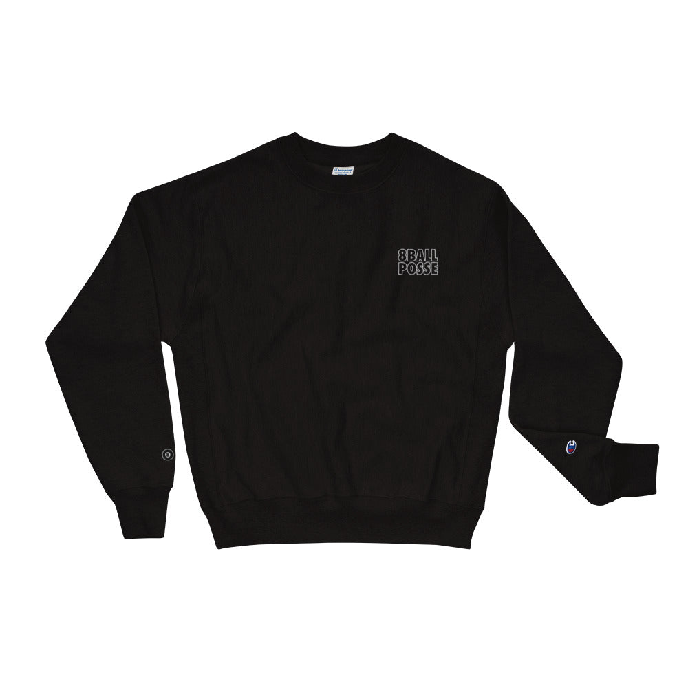 8BallPosse Embroidered Logo Champion Sweatshirt