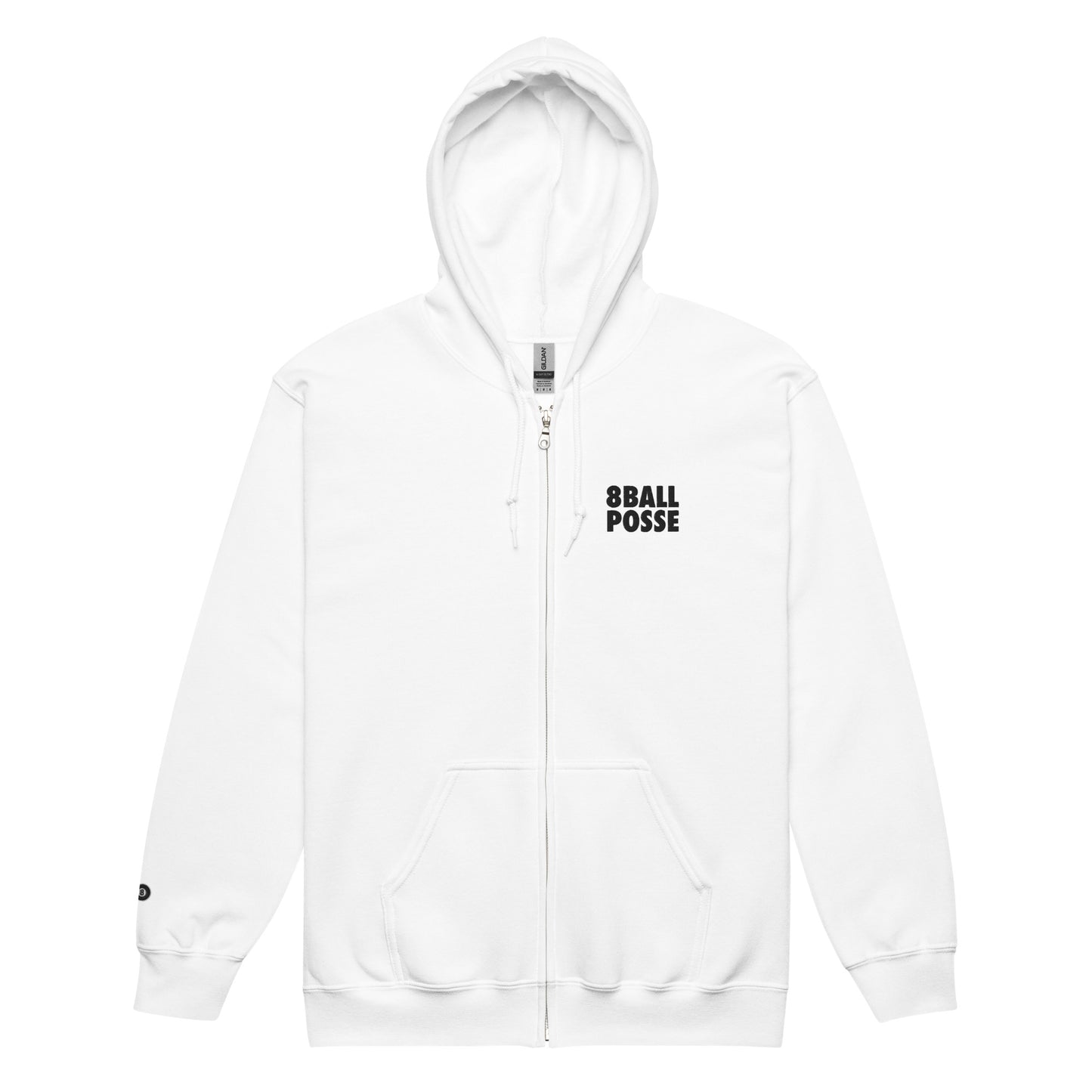 8BallPosse Embroidered Logo Unisex heavy blend zip hoodie