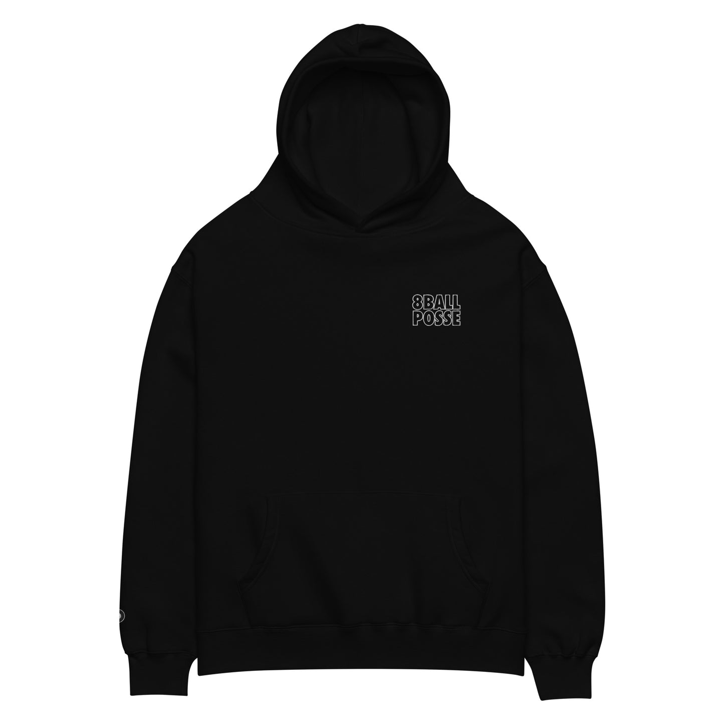 8BallPosse Embroidered Logo Unisex oversized hoodie