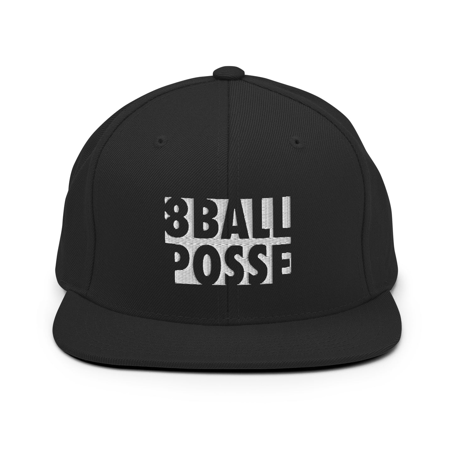 Snapback Logo Reversed Black